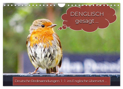 DENGLISCH gesagt ... (Wandkalender 2026 DIN A4 quer), CALVENDO Monatskalender