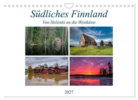 Südliches Finnland (Wandkalender 2027 DIN A4 quer), CALVENDO Monatskalender