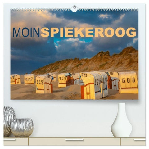 Moin Spiekeroog (hochwertiger Premium Wandkalender 2027 DIN A2 quer), Kunstdruck in Hochglanz