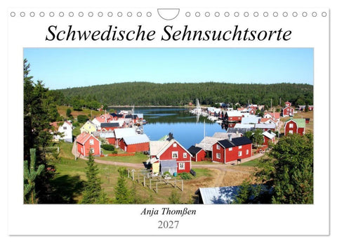 Schwedische Sehnsuchtsorte (Wandkalender 2027 DIN A4 quer), CALVENDO Monatskalender