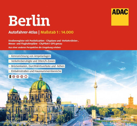ADAC Autofahreratlas Berlin 1:14.000