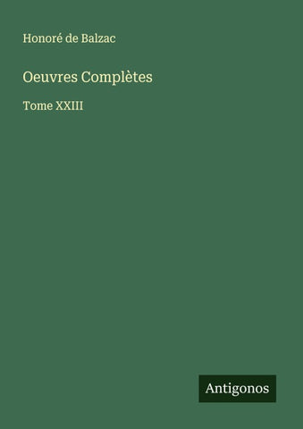 Oeuvres Complètes