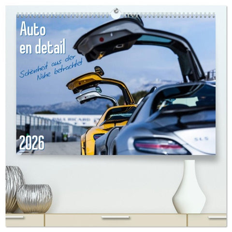 Auto en detail (hochwertiger Premium Wandkalender 2026 DIN A2 quer), Kunstdruck in Hochglanz