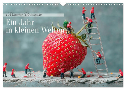 Miniatur-Universum: Ein Jahr in kleinen Welten (Wandkalender 2027 DIN A3 quer), CALVENDO Monatskalender