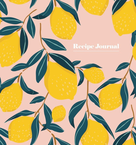 Lemon and Leaves Recipe Journal