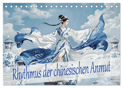 Rhythmus der chinesischen Anmut (Tischkalender 2026 DIN A5 quer), CALVENDO Monatskalender