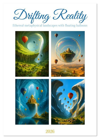 Drifting Reality (Wall Calendar 2026 DIN A2 portrait), CALVENDO 12 Month Wall Calendar