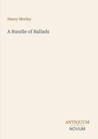 A Bundle of Ballads