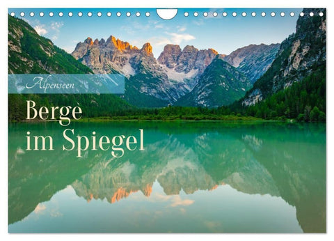 Alpenseen - Berge im Spiegel (Wandkalender 2027 DIN A4 quer), CALVENDO Monatskalender