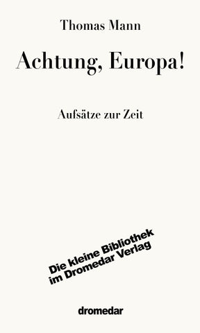 Achtung, Europa!