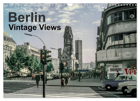 Berlin - Vintage Views (Wall Calendar 2027 DIN A3 landscape), CALVENDO 12 Month Wall Calendar