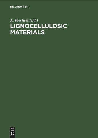 Lignocellulosic Materials