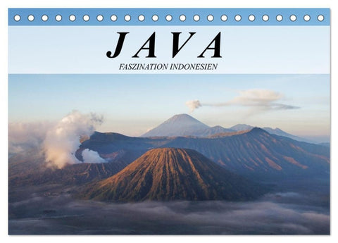 Java - Faszination Indonesien (Tischkalender 2027 DIN A5 quer), CALVENDO Monatskalender