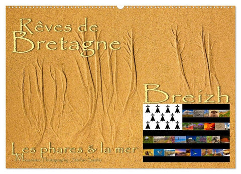 Rêves de Bretagne - Breizh (Calendrier mural 2026 DIN A2 vertical), CALVENDO calendrier mensuel