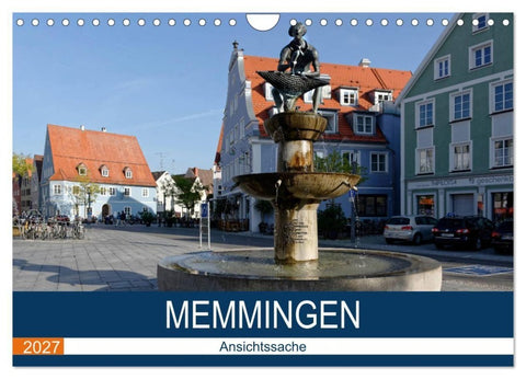 Memmingen - Ansichtssache (Wandkalender 2027 DIN A4 quer), CALVENDO Monatskalender