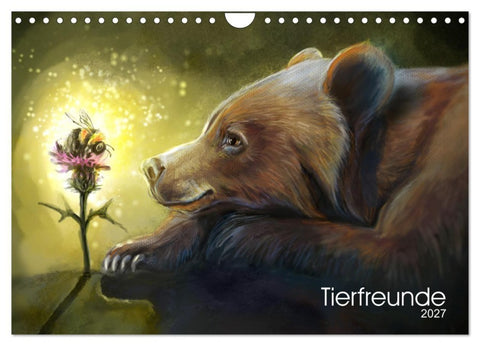 Tierfreunde (Wandkalender 2027 DIN A4 quer), CALVENDO Monatskalender