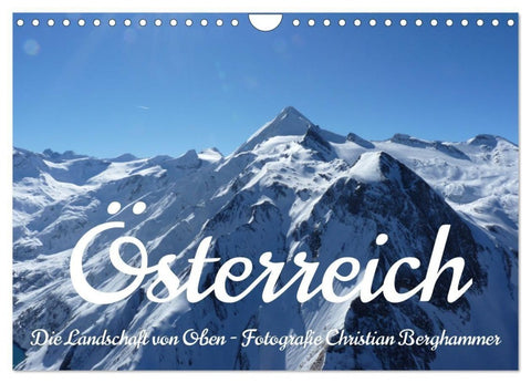 Österreich - Die Landschaft von Oben (Wandkalender 2027 DIN A4 quer), CALVENDO Monatskalender
