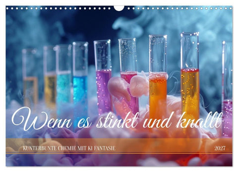 Wenn es stinkt und knallt (Wandkalender 2027 DIN A3 quer), CALVENDO Monatskalender