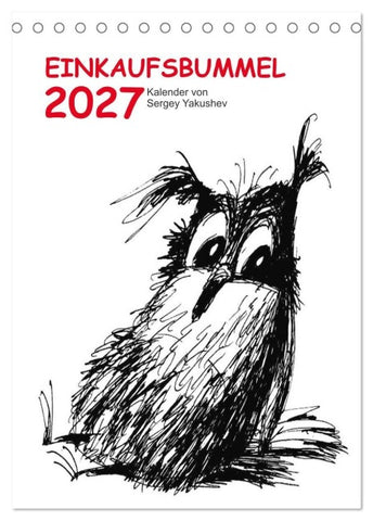 Einkaufsbummel 2027 (Tischkalender 2027 DIN A5 hoch), CALVENDO Monatskalender