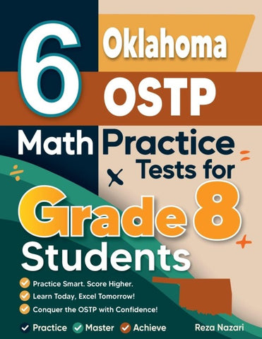 6 Oklahoma OSTP Math Practice Tests for Grade 8 Students