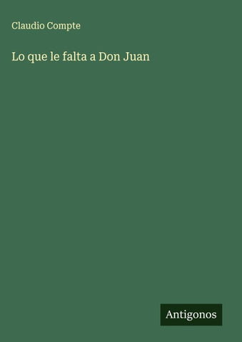 Lo que le falta a Don Juan