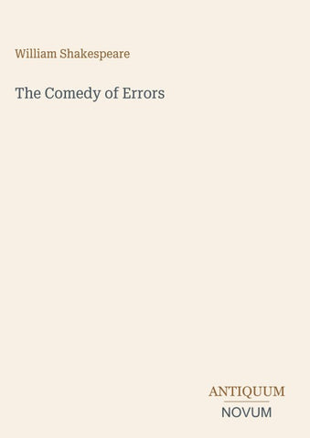 The Comedy of Errors