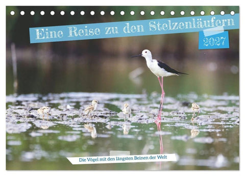 Eine Reise zu den Stelzenläufern (Tischkalender 2027 DIN A5 quer), CALVENDO Monatskalender