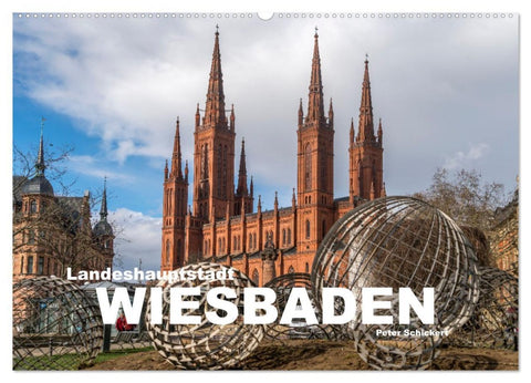 Landeshauptstadt Wiesbaden (Wandkalender 2026 DIN A2 quer), CALVENDO Monatskalender
