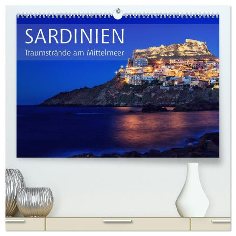Sardinien - Traumstrände am Mittelmeer (hochwertiger Premium Wandkalender 2026 DIN A2 quer), Kunstdruck in Hochglanz