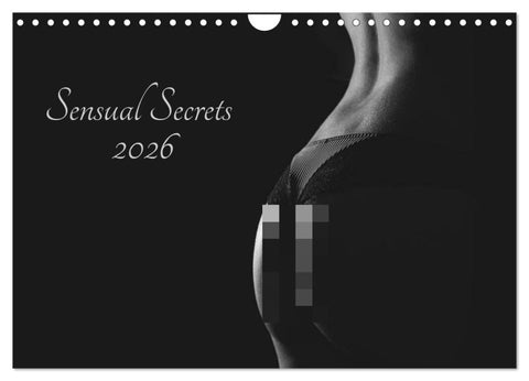 Sensual Secrets (Wandkalender 2026 DIN A4 quer), CALVENDO Monatskalender