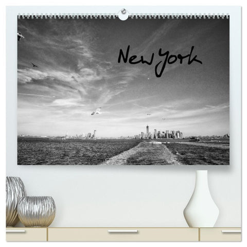 New York 2026 (hochwertiger Premium Wandkalender 2026 DIN A2 quer), Kunstdruck in Hochglanz