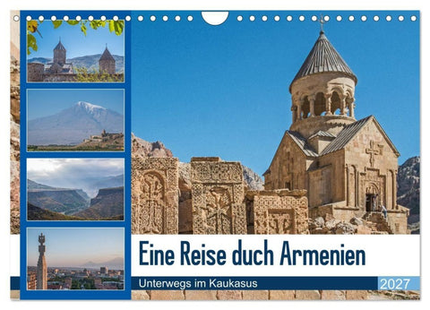 Eine Reise durch Armenien (Wandkalender 2027 DIN A4 quer), CALVENDO Monatskalender