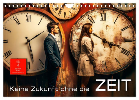 Keine Zukunft ohne die Zeit (Wandkalender 2026 DIN A4 quer), CALVENDO Monatskalender
