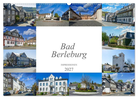 Bad Berleburg Impressionen (Wandkalender 2027 DIN A2 quer), CALVENDO Monatskalender