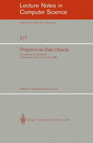 Programs as Data Objects