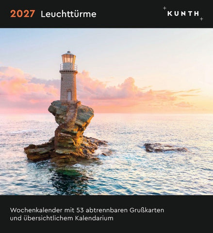 Leuchttürme - KUNTH Postkartenkalender 2027