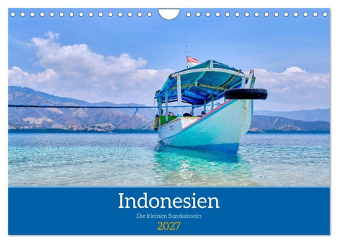 Indonesien - Die kleinen Sundainseln (Wandkalender 2027 DIN A4 quer), CALVENDO Monatskalender