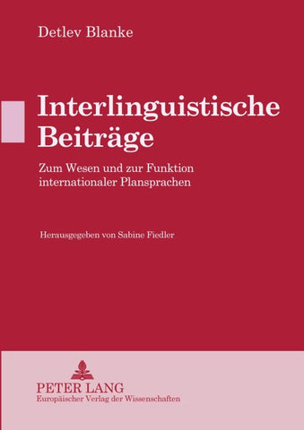 Interlinguistische Beiträge