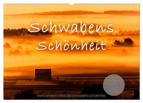 Schwabens Schönheit (Wandkalender 2026 DIN A2 quer), CALVENDO Monatskalender