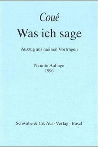Was ich sage