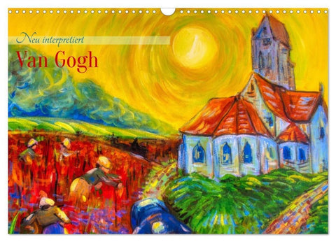 Van Gogh - neu interpretiert (Wandkalender 2027 DIN A3 quer), CALVENDO Monatskalender