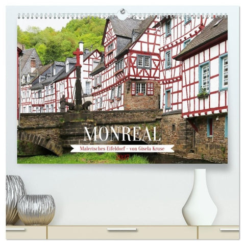 Monreal - Malerisches Eifeldorf (hochwertiger Premium Wandkalender 2027 DIN A2 quer), Kunstdruck in Hochglanz