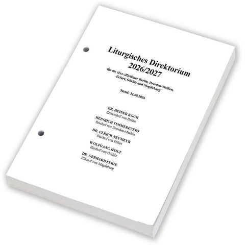 Liturgisches Direktorium 2026/2027