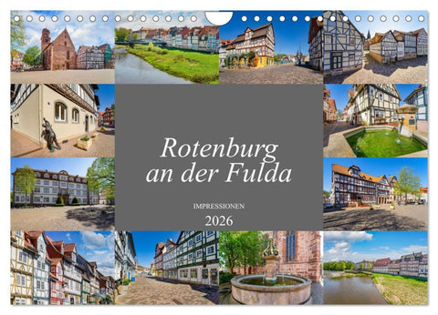 Rotenburg an der Fulda Impressionen (Wandkalender 2026 DIN A4 quer), CALVENDO Monatskalender