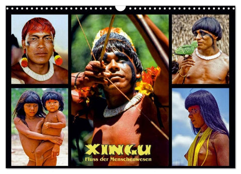 XINGU - Fluss der Menschenwesen (Wandkalender 2026 DIN A3 quer), CALVENDO Monatskalender