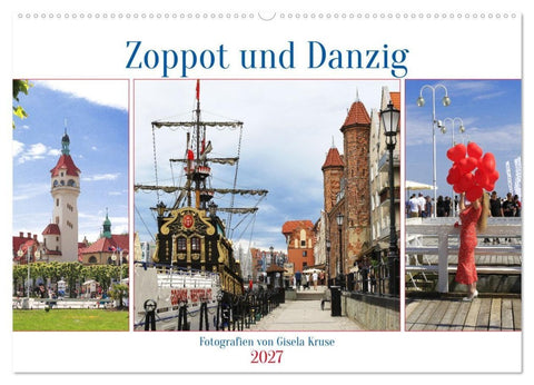 Zoppot und Danzig (Wandkalender 2027 DIN A2 quer), CALVENDO Monatskalender