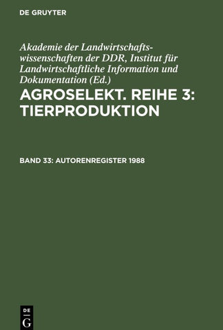 Autorenregister 1988