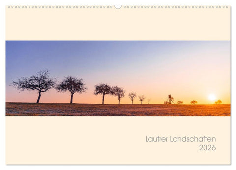 Lautrer Landschaften 2026 (Wandkalender 2026 DIN A2 quer), CALVENDO Monatskalender