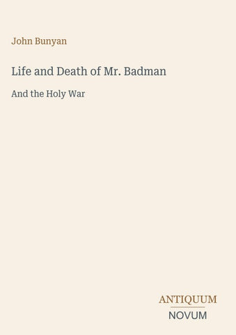 Life and Death of Mr. Badman
