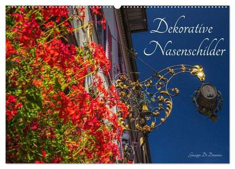 Dekorative Nasenschilder (Wandkalender 2027 DIN A2 quer), CALVENDO Monatskalender